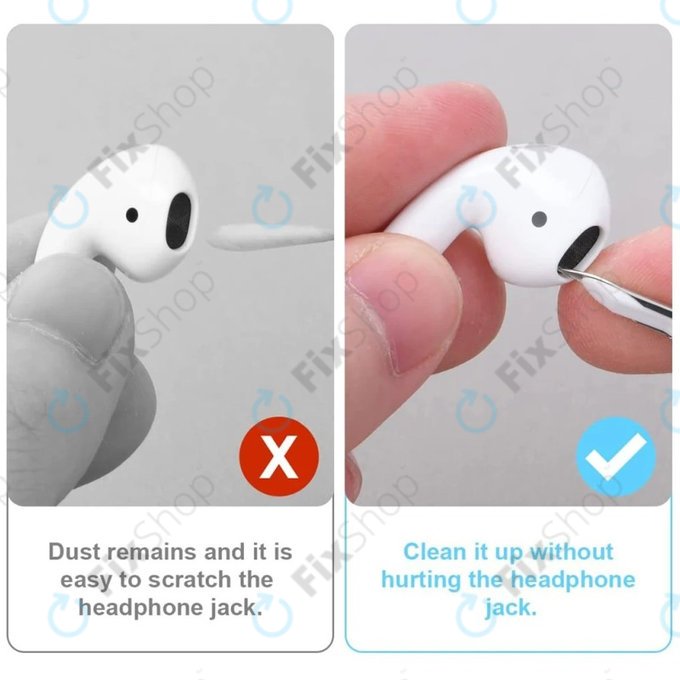 Pix curatare pentru casti wireless, White