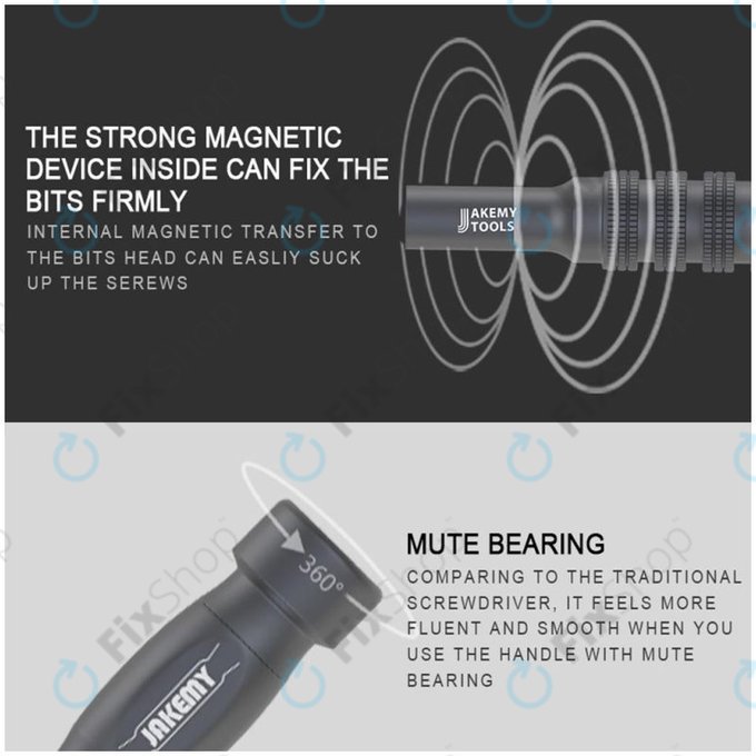 Jakemy JM-8172 - Set de Unelte de service pentru service electronic 73în1