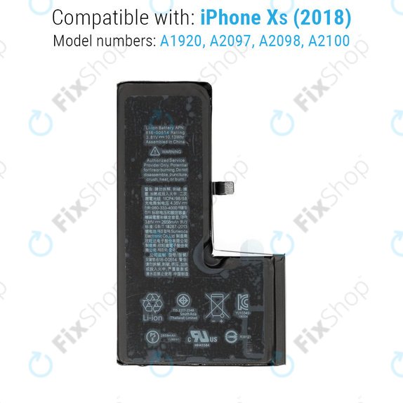 Baterie pentru iPhone XS, 2658mAh