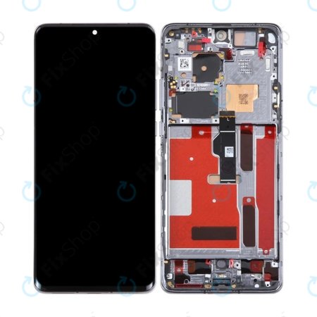 Huawei P50 Pro JAD-AL50 JAD-LX9 - Ecran LCD + Sticlă Tactilă + Ramă (Golden Black) OLED
