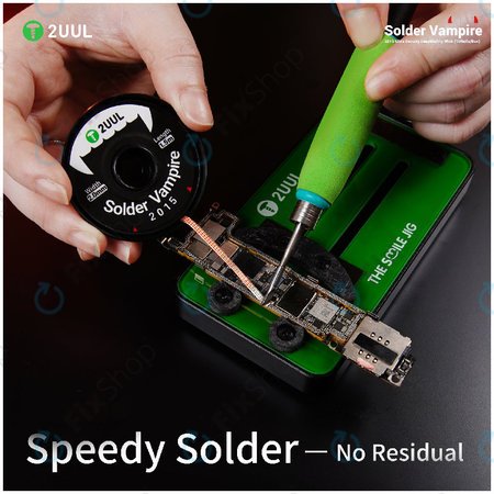 Tresă absorbantă cositor, Solder Vampire, 2UUL DW16, ambalată individual, 10 role/cutie