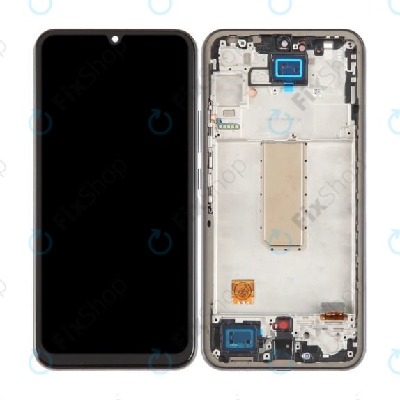 Samsung Galaxy A34 5G A346B - Ecran LCD + Sticlă Tactilă + Ramă (Black) OLED