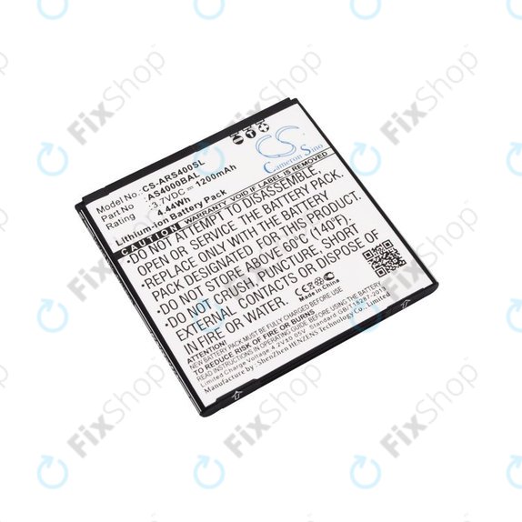 Baterie pentru Aligator S4000 Duo, 1200mAh, Li-Ion, 3.7V, AS4000BAL, HQ