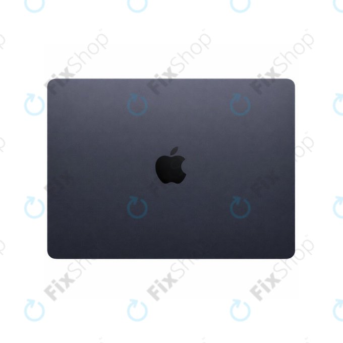 Display LCD pentru MacBook Air 13", A3113 (2024), cu sticlă frontală și capac, Midnight, 661-40281, Genuine Apple