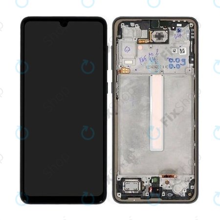 Samsung Galaxy A33 5G A336B - Ecran LCD + Sticlă Tactilă + Ramă (Black) - GH82-28143A, GH82-28144A Genuine Service Pack