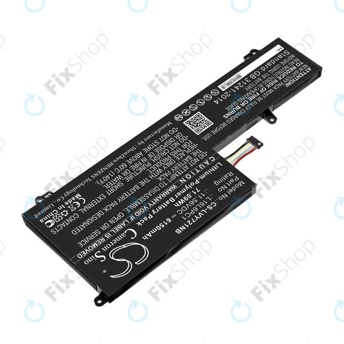 Baterie pentru Lenovo Yoga 720-15, 6150mAh, Li-Pol, 11.56V, L16L6PC1, HQ
