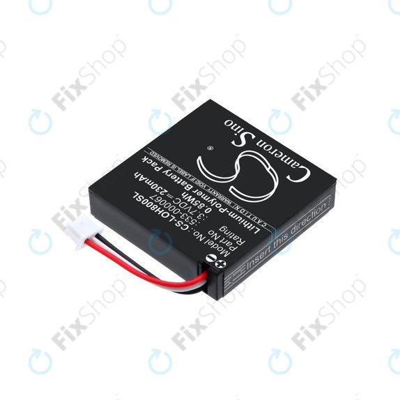 Baterie pentru Logitech H800, 230mAh, Li-Pol, 3.7V, 533-000067, HQ