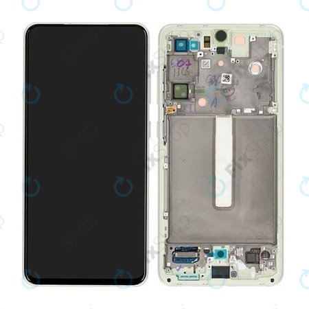 Samsung Galaxy S21 FE G990B - Ecran LCD + Sticlă Tactilă + Ramă (Green) - GH82-26414C, GH82-26420C, GH82-26590C Genuine Service Pack