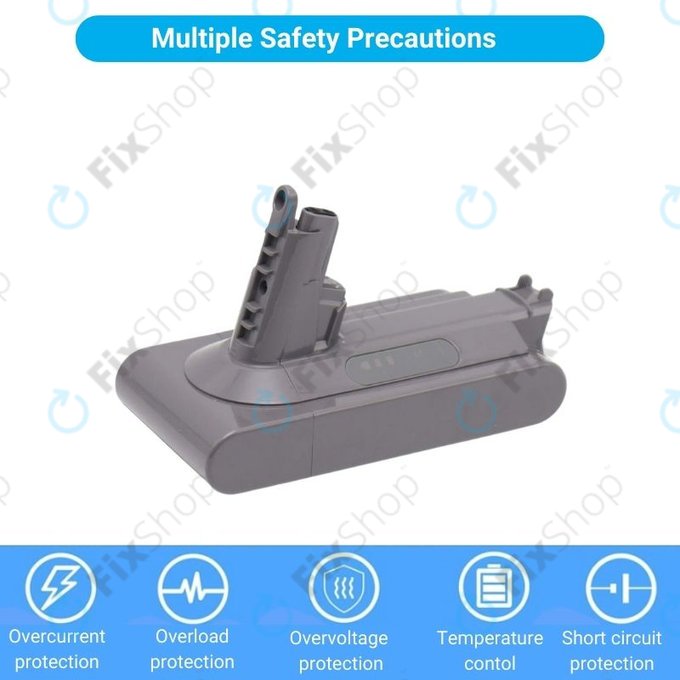 Dyson V10 - Baterie 969352-02, SV12, 206340 Li-Ion 25.2V 2500mAh