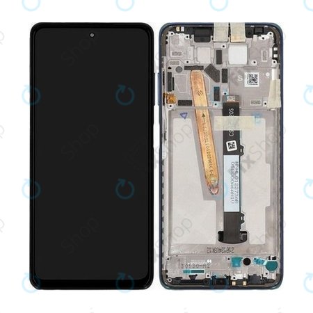 Xiaomi Poco X3 Pro - Ecran LCD + Sticla Tactilă + Ramă (Blue) - 560003J20S00 Genuine Service Pack