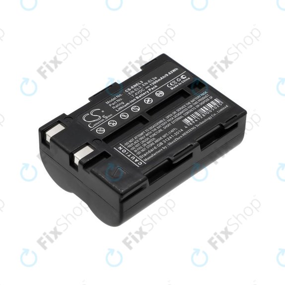 Baterie pentru Nikon D100, D50, D70, D70s, 1300mAh, Li-Ion, 7.4V, EN-EL3, HQ