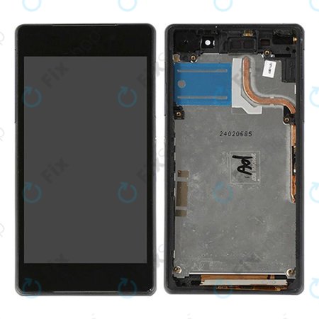 Sony Xperia Z2 D6503 - Ecran LCD + Sticlă Tactilă + Ramă (Black) TFT