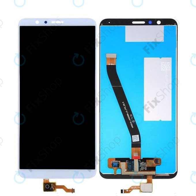 Huawei Honor 7X - Ecran LCD + Sticlă Tactilă (White) TFT