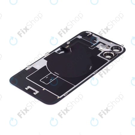 Apple iPhone 16 - Sticlă pentru carcasa din spate + Sticlă cameră + Placă metalică + Magneți MagSafe (Pink)