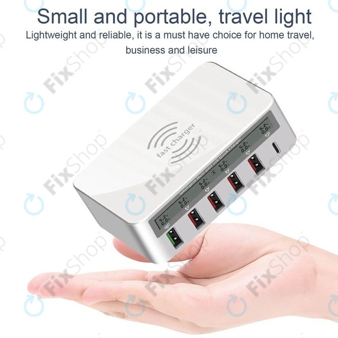 WLX-818F Stație de încărcare de service cu USB 3.0 și USB-C