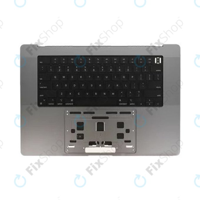 Ramă superioară tastatură pentru MacBook Pro 16" A2780 (2023), cu tastatură US și baterie, Space Gray, 661-32189, Genuine Apple