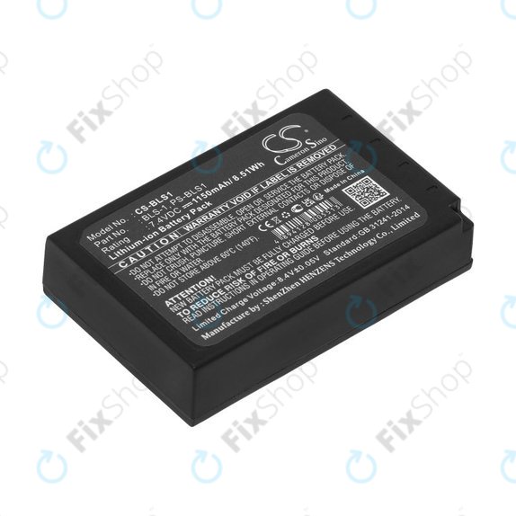 Baterie pentru Olympus E-400, 1150mAh, Li-Ion, 7.4V, PS-BLS1, HQ