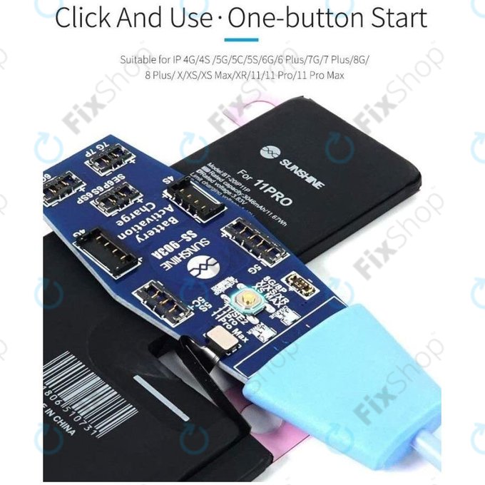 Sunshine SS-903A - Placă de activare a bateriei pentru iPhone 4 - 11 Pro Max