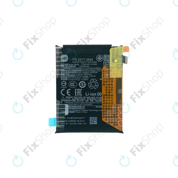 Xiaomi Mix Flip 2405CPX3DC - Baterie BM3P 3595mAh - 1330102000132B Genuine Service Pack