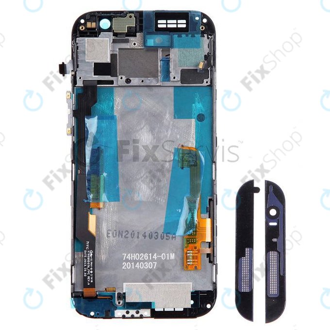HTC One M8 - Ecran LCD + Sticlă Tactilă + Ramă (Gray) TFT