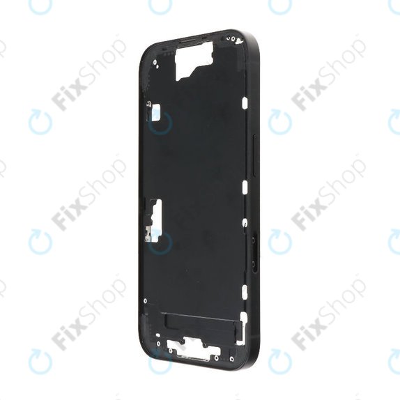 Apple iPhone 16 - Ramă mijlocie + Butoane de pornire + Volum (Black)