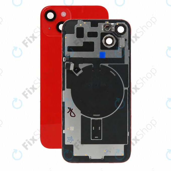 Sticlă carcasă spate pentru iPhone 14 Plus, (PRODUCT)RED, Pulled A