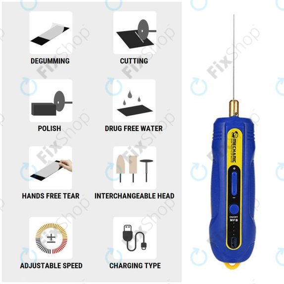 Mechanic iR10 Pro - Stilou abraziv multifuncțional 6in1
