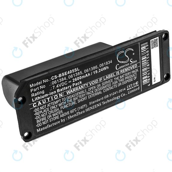 Baterie pentru Bose 413295, SoundLink Mini, 2600mAh, Li-ion, 7.4V, 061384, HQ