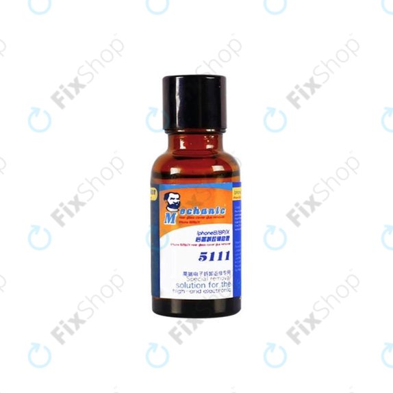 Mechanic 5111 - Remover de adezive pentru sticle spate pentru (iPhone 8 - 14 Pro Max) - 20ml