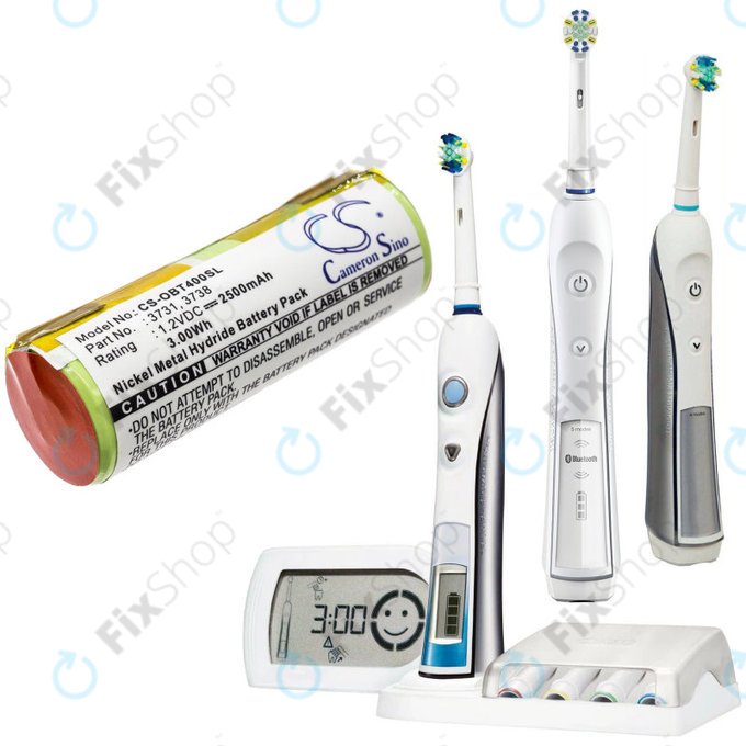 Baterie pentru Oral-B Professional Care, Triumph, 2500mAh, Ni-MH, 1.2V, 3731, HQ