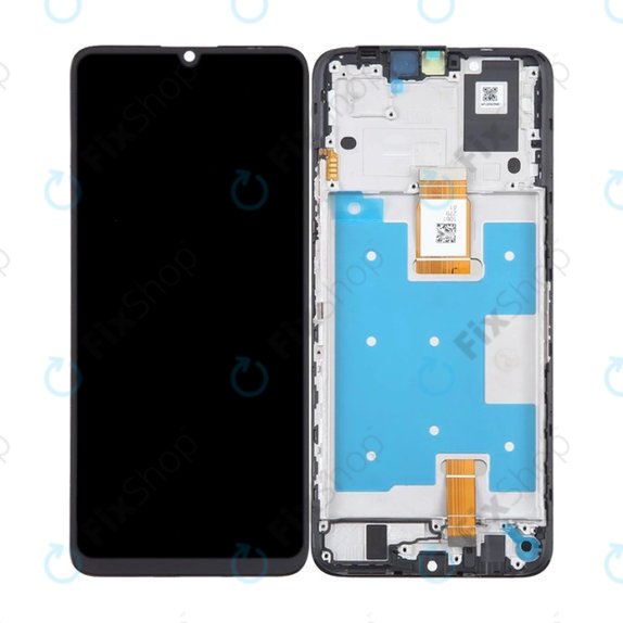 Honor X7a RKY-LX1 RKY-LX2 - Ecran LCD + Sticlă Tactilă + Ramă (Midnight Black) TFT