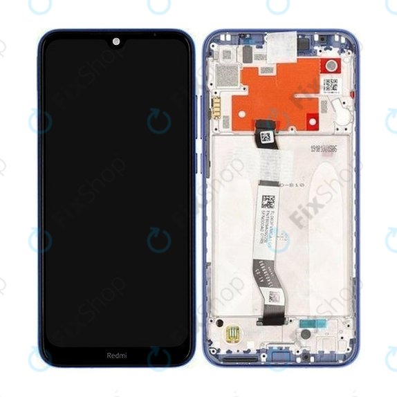Xiaomi Redmi Note 8T - Ecran LCD + Sticlă Tactilă + Ramă (Starscape Blue) - 5600030C3X00 Genuine Service Pack