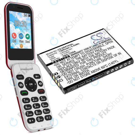 Baterie pentru Doro 7030, 7031, DFC-0270, 7080, 1200mAh, Li-Ion, 3.7V, DBX-1350A, HQ