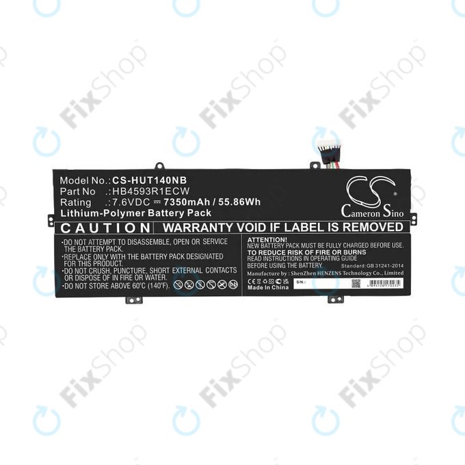 Huawei MateBook X Pro - Baterie HB4593R1ECW 7350mAh HQ