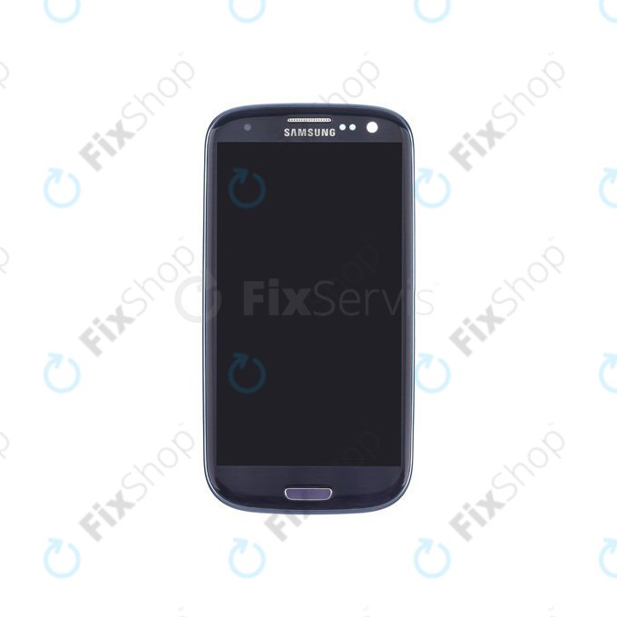 Samsung Galaxy S3 i9300 - Ecran LCD + Sticlă Tactilă + Ramă (Pebble Blue) OLED