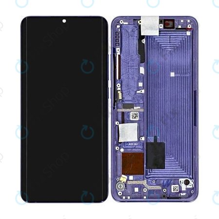 Xiaomi Mi Note 10 Lite - Ecran LCD + Sticlă Tactilă + Ramă (Nebula Purple) - 5600020F4L00 Genuine Service Pack