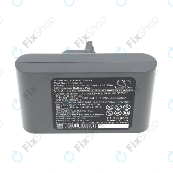 Baterie pentru Dyson DC31, DC34, DC35, DC44, DC45, DC56, 1500mAh, Li-Ion, 22.2V, 965557-03, HQ