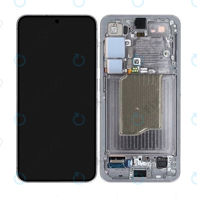 Samsung Galaxy S25 - Ecran LCD + Sticlă Tactilă + Ramă (Silver Shadow) - GH82-36329A Genuine Service Pack