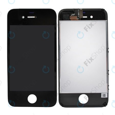 Apple iPhone 4 - Ecran LCD + Sticlă Tactilă + Ramă (Black) TFT