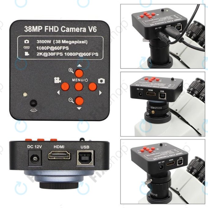 Microscop FX179 - Cameră 38MP, HDMI