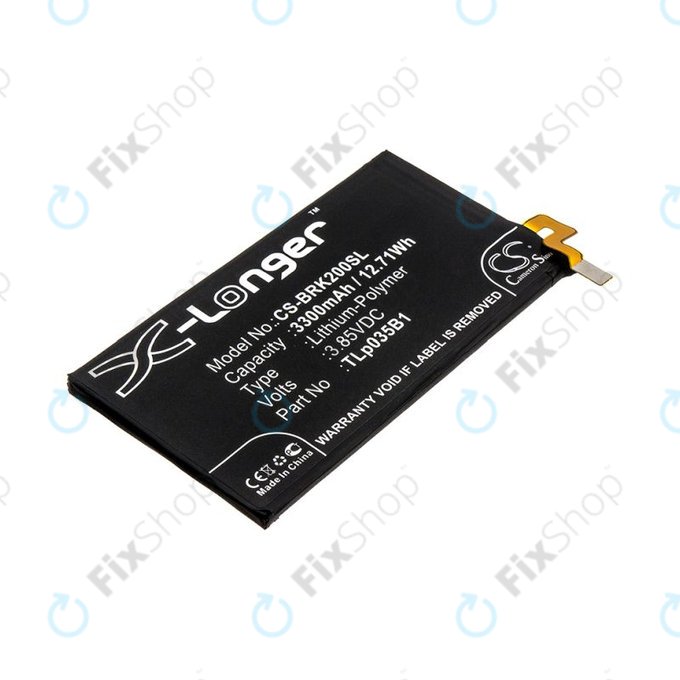 Baterie pentru Blackberry BBF 100, 3300mAh, Li-Pol, 3.85V, TLp035B1, HQ