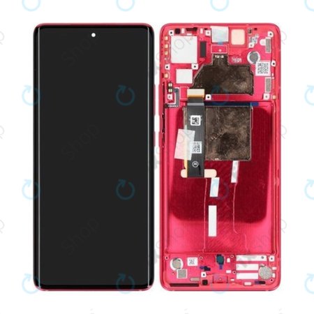 Motorola Edge 30 Fusion - Ecran LCD + Sticlă Tactilă + Ramă (Viva Magenta) - 5D68C22034 Genuine Service Pack