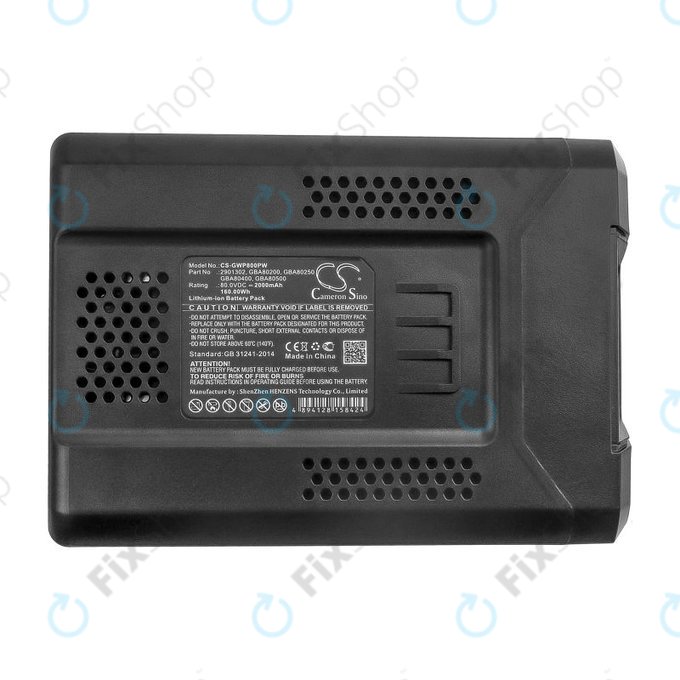 Baterie pentru Greenworks Pro 80V, Cramer 82V, Stiga Combi, Stiga Multiclip, 2000mAh, Li-Ion, 80V, 2901302, HQ