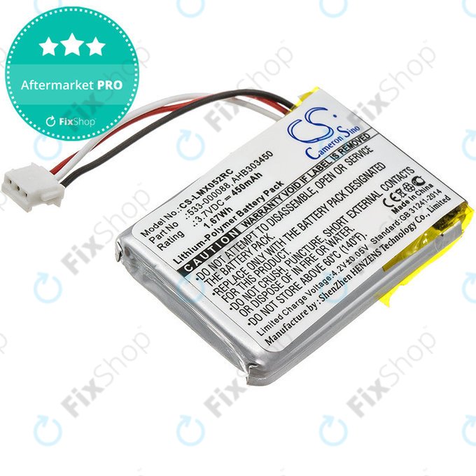 Baterie pentru Logitech MX Master, 450mAh, Li-Pol, 3.7V, AHB303450, HQ