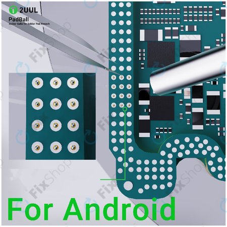 Bile de cositor pre-tăiate pentru Android, 2UUL PB02