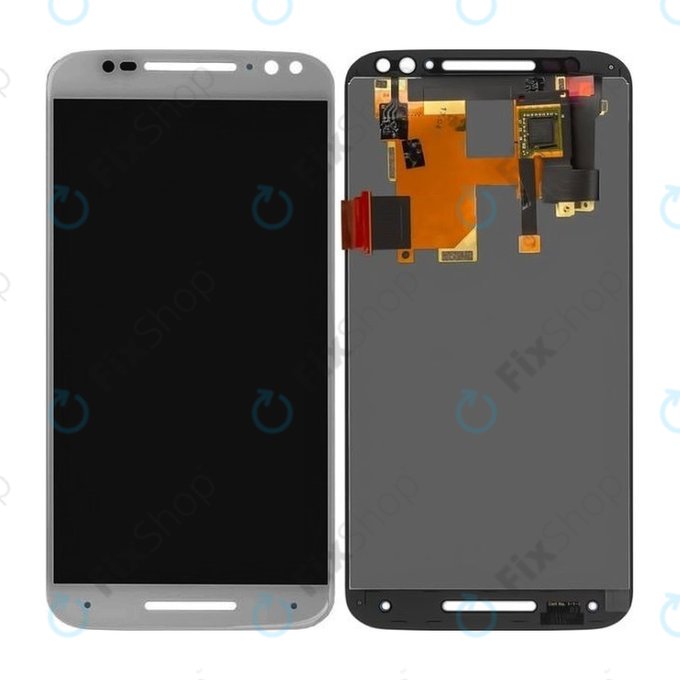 Motorola Moto X Style XT 1572 - Ecran LCD + Sticlă Tactilă (White) TFT