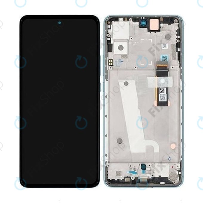 Motorola Edge 30 XT2203 - Ecran LCD + Sticlă Tactilă + Ramă (Aurora Green) - 5D68C20585 Genuine Service Pack