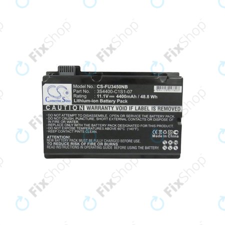 Baterie pentru Fujitsu Amilo Pi3450, Amilo Pi3525, Amilo Pi3540, 4400mAh, Li-Ion, 11.1V, 3S4400-C1S1-07, HQ