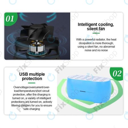 Relife RL-304M - Stație de încărcare inteligentă a serviciilor - 30x USB / 160W