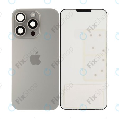 Sticlă Carcasă Spate pentru iPhone 16 Pro | Natural Titanium | 661-42725 | Genuine Apple